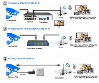 Cámara IP 5MP POE ONVIF H.265 Audio CCTV Vigilancia Exterior IP66 Impermeable Seguridad Doméstica Con NVR Grabador De Video - details 11