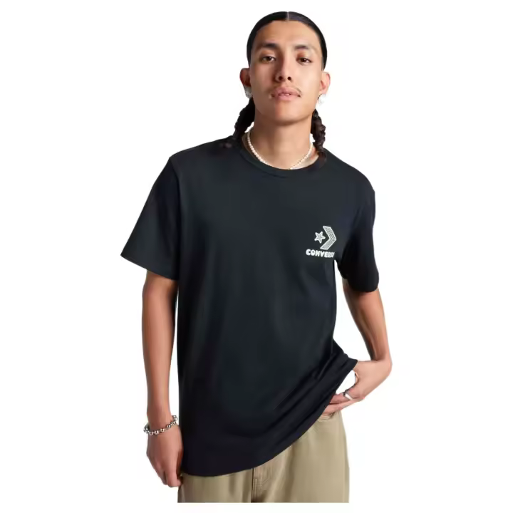 Tops marca Converse modelo 10027346-A01 para hombre en color negro - 1