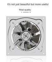 Ventilador De Extractor Incluido 6/7 Pulgadas En Acero Inoxidable Para Baño Y Cocina Tubo De Ventilación Para Ventilador De Pared Y Ventilador De Ventana - details 6