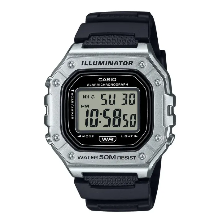 Reloj CASIO W-218HM-7AVEF Digital Esfera Metalizada Hombre - 1