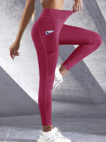 Leggings De Cintura Alta Para Mujer Con Bolsillos Pantalones De Yoga Elásticos Para Fitness Y Correr Talla Verdadera - details 16