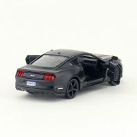 Modelo De Coche De Aleación Yufeng 5 Pulgadas 2015 Ford Mustang Juguete De Metal Mate Negro Colección De Automóviles a Escala Sin Batería - details 1