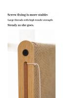 Juguete Para Gatos Madera Resistentes Al Desgaste Y Rasguños Poste De Entrenamiento Para Uñas Sofá Juego De Madera Para Gatos - details 15