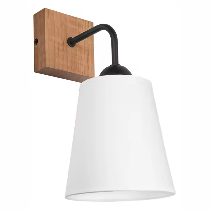 Lámpara de Cocina Lula, Madeira, Blanco, 15x15x29 cm - 1