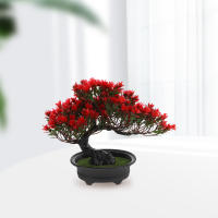 Árbol De Pino Simulación Bonsái Artificial Para Decoración Interior Planta Verde Artificial Para Escritorio Y Hogar - details 2