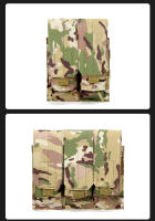Bolsa táctica multienlace para cargador cuádruple, bolsa de almacenamiento doble y triple, bolsa para walkie-talkie, bolsa para accesorios Molle de campo - details 12