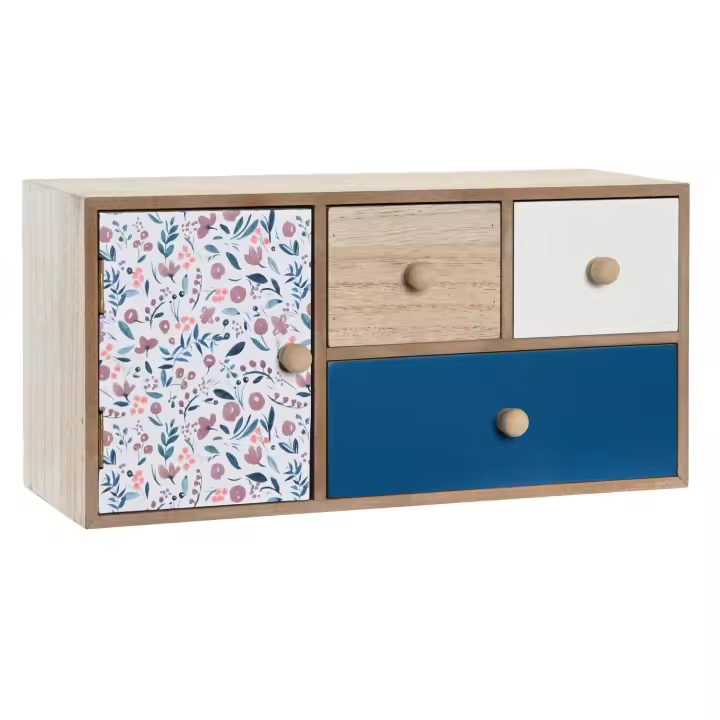 Joyero Mdf 30X12,5X15 4 Cajones Multicolor El mejor complemento para tu hogar  -Fijalo_ - 1