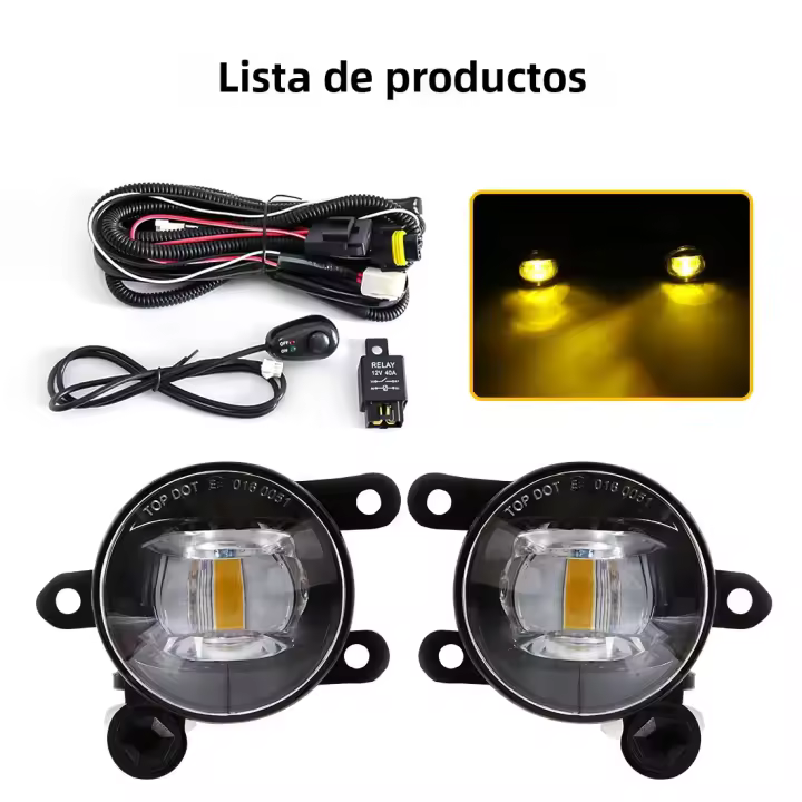 Lámpara De Niebla LED Para Ford Bronco Sport 2021-2022 Ranger Raptor 2022-2024 ESCAPE 2023-2024 DRL Faros Nublados Blanco Amarillo ABS LED - 1