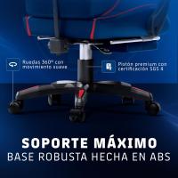RELAXTY FC Barcelona Silla Gaming Oficial con Masaje Lumbar, Reposapiés y Respaldo 135º - details 2