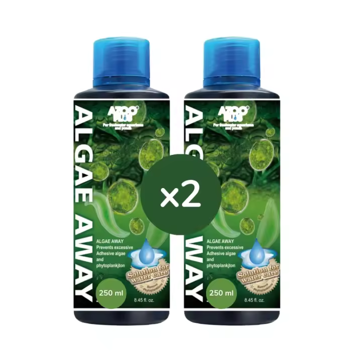 AZOO PLUS - Algae Away (2x 250 ml o 2x 500 ml) - Potente Alguicida Elimina y Previene el Crecimiento de Algas **FECHA DE CADUCIDAD 24/03/2025** - 1