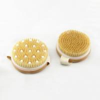 Cepillo De Masaje Corporal Para Piel Seca Con Cerdas Naturales Eliminador De Piel Muerta Anti Celulitis Exfolia La Circulación Sanguínea Herramienta De Masaje - details 2