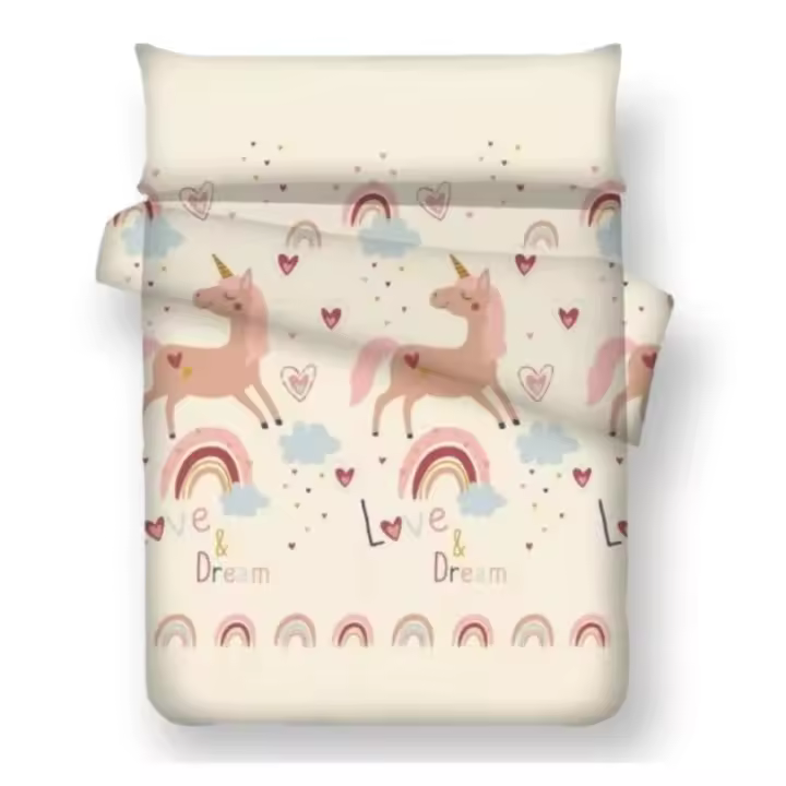 Funda de cama nórdica 90 cm modelo Corbatas juego completo con oso Microfibra muy suave y transpirable - Funda nórdica Fácil lavado a máquina - 1