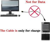 TEMCO Cable convertidor USB a HDMI, Solo para Cargar, cable de carga USB 2.0 macho a HDMI macho de 1,5 m Cable de alimentación USB a HDMI, Cable de carga macho a macho, divisor para adaptador Dispositivo inteligente, USB 2,0 a HDMI - details 3