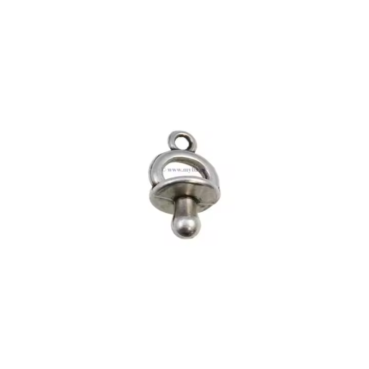 ZAMAK EUROPEO                       COLGANTE ZAMAK CHUPETE 3D 11x21 MM 2 UNIDADES - 1