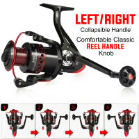 Carrete De Pesca Sougayilang 2000-7000 Aluminio 13+1BB Spool Max Drag 15kg Con Línea De Pesca 500m Para Oceanos Ríos Y Lago - details 8