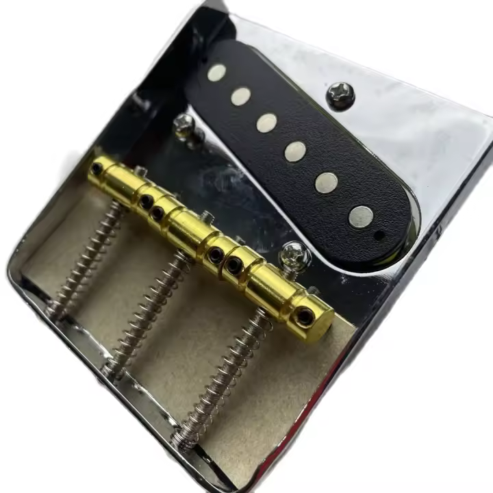 Guitarra Eléctrica Telecaster Con Puente Fijo Y Nut De Cobre Con B-Pickups Accesorios De Guitarra Hardware Tele - 1