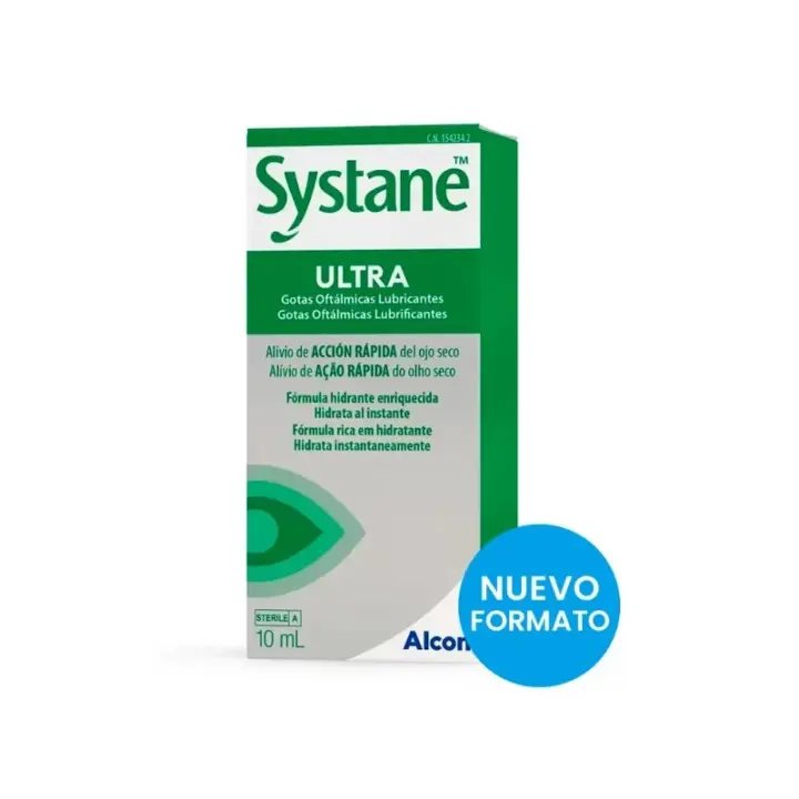 Systane Ultra Gotas Oftálmicas. Alivio de ACCIÓN RÁPIDA para el ojo seco ALCON - 1