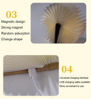 Lámpara De Lectura Creativa LED En Madera Con Luz Plegable USB Decoración De Habitación Para Niños Regalo De Cumpleaños Y Vacaciones Luz Nocturna Para Dormitorio - details 0
