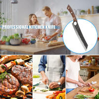 Cuchillo De Cocina Profesional WXCOO Acero Inoxidable Multiusos Para Picar Y Cortar Cuchillo De Chef Forjado a Mano Herramienta De Cocina Ecológica - details 15