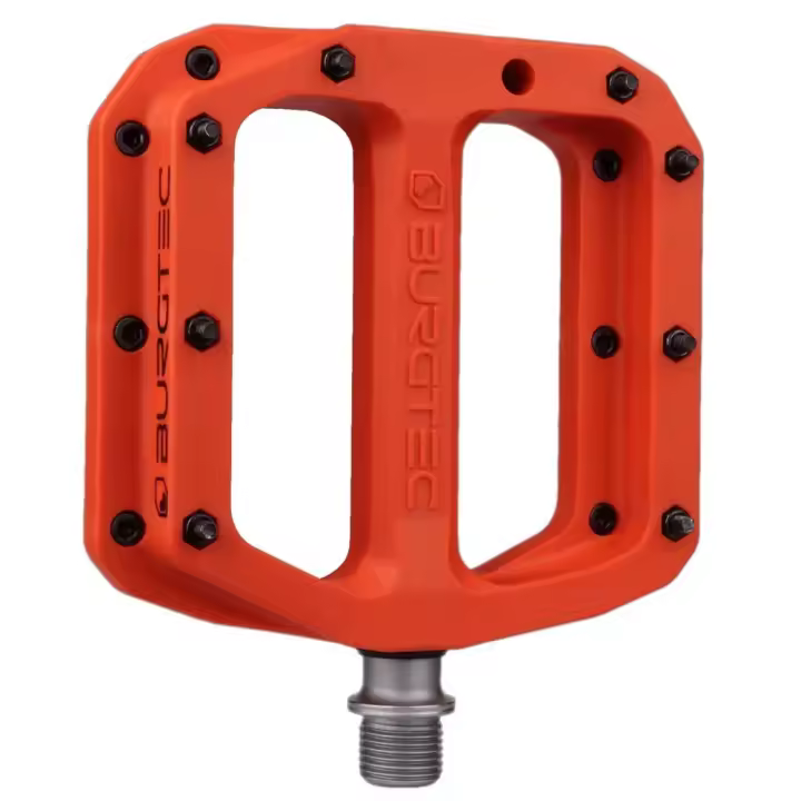 Componentes Pedales Burgtec Pedales Mk4 Composite Rojo - 1