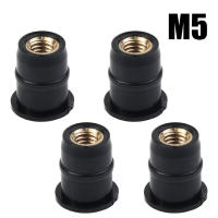 Juego De 4 Piezas De Tornillos Para Parabrisas De Motocicleta 5mm Con Goma Montaje Fácil M5 Accesorios Para Motocicleta - details 1