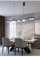 Lámpara Colgante Moderna LED Para Comedor Sala De Estar Oficina Iluminación Lineal Larga Para Mesa De Comedor Y Cocina - details 7