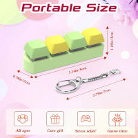 Juguete De Teclado Botón De Estresor DIY Alivio De Estrés Para Fiesta Cadena De Miedos Juguete De Dedo Cubierta De Teclado - details 11