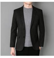 Chaqueta De Lana Elegante Para Hombre Estilo Coreano Británico Versión Sencilla De Color Sólido Para Bodas Y Trabajo Chaqueta De Negocios Con Mangas Largas - details 20