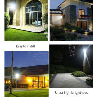 Lámpara De Pared Exterior LED Para Jardín Proyector De Luz De Inundación Reflector IP66 Aluminio 10W 20W 30W 50W 100W Para Calle - details 12