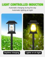 Lámpara Solar LED Para Jardín Impermeable Iluminación De Patio Decoración Para Camino Verde Lámpara De Pradera Exterior - details 0