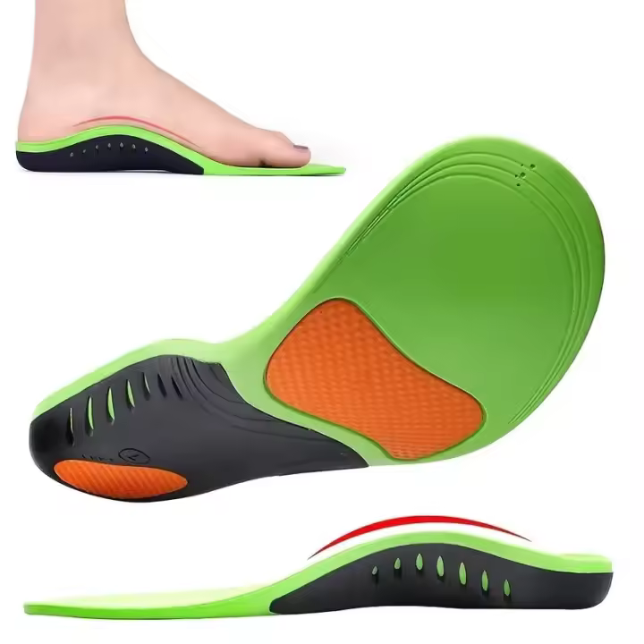1 Par De Insertos De Zapato Unisex Con Alto Apoyo Arco Para Alivio Del Dolor En Pies Planos Absorción De Choque Insoles Transpirables Para Mujeres Y Hombres - 1