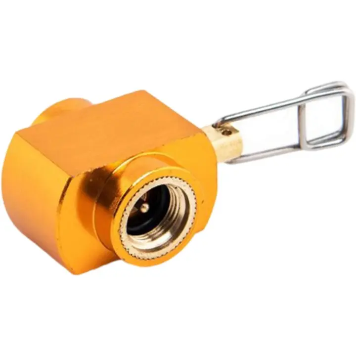 Adaptador para quemador exterior de tanques de cilindros de butano Adaptador para válvula de llenado de estufa Adaptador de recarga duradero - 1