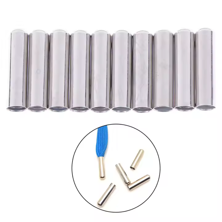 10pcs/Set Tiras De Zapato De Metal Sin Costuras 4.5*18mm Cabezas De Repuesto Para Calcetines Y Zapatos Accesorios De Moda - 1