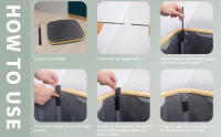 Bandeja De Reciclaje 100L 26 Gallones Para Cocina Interior Exterior Hogar Con 2 Bolsas Internas Desmontables Y Reutilizables Recycle Bin - details 5