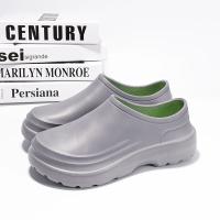 Sandalias De Verano Para Hombre Impermeables Y Antideslizantes Zapatos De Cocina Para Médicos Y Enfermeros Ligeros Sandalias De Jardín Casuales Zapatillas De Playa - details 4