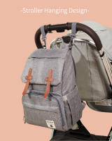 Bolso De Diáspares Para Bebé Insular Gran Capacidad Bolsa De Camarón Para Carrito De Supermercado Estilo Mochila Para Mamá En Embarazo - details 31