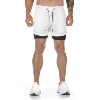 Shorts De Correr Para Hombre Verano 2024 2 En 1 Deportivos De Entrenamiento Secado Rápido Pantalones De Gimnasio - details 22