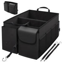 Organizer Car TrunkStorage TrunkFoldable3 CompartmentsPocketsWaterproof - details 0