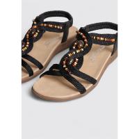 Amarpies AKO28553 Sandalias Planas Mujer Negro - details 1