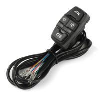 Interruptor De Luz Para Bicicleta Eléctrica DK226 Con Botón Para Motocicleta Controla Señal De Giro Y Bocina Material Plástico Color Negro - details 10