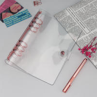 Cubierta De Cuaderno Brillante Con Rosas Doradas A6/A5 Planificador Agenda Diario Estuche Para Papel Estación Escuela - details 1