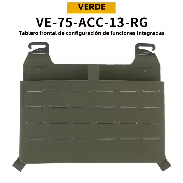 Accesorios De Equipo Al Aire Libre Chaleco Con Colgador Pecho Montado Con Hebilla G-Frente Diseño De Corte Láser MOLLE - 1