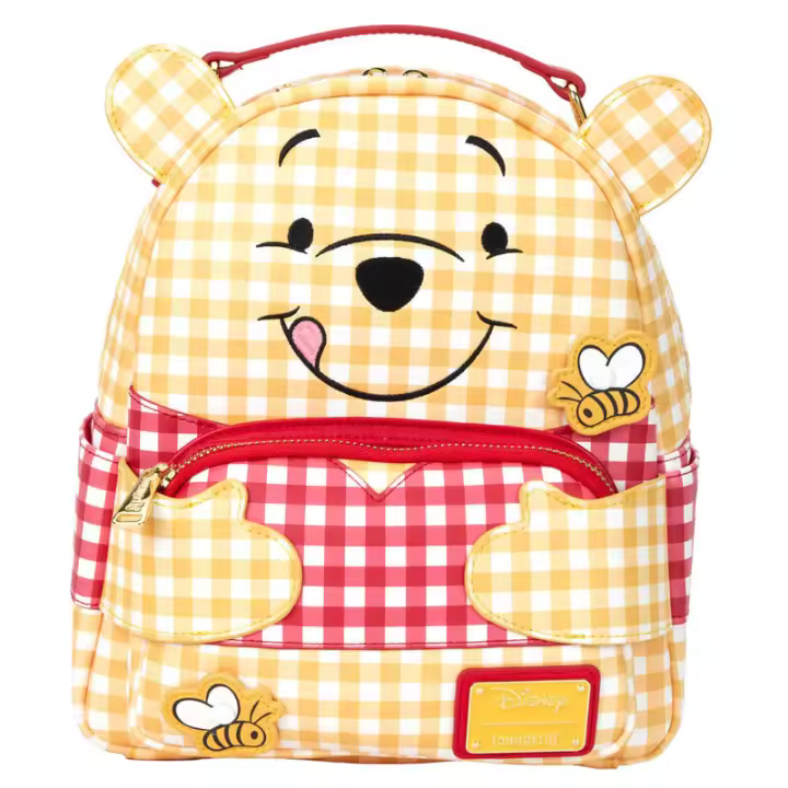 Mochila Gingham Winnie the Pooh Disney Loungefly 25cm - 1
