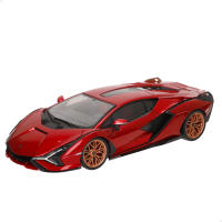Burago - Maqueta Coche deportivo escala 1:18, material die-cast metal premium, puertas apertura manual, interior detallado, color gris mate, ideal para coleccionistas, coches de colección, deportivos para coleccionar - details 5