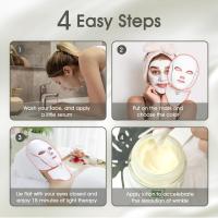 Máscara De Belleza LED Para Rostro Con Terapia De Luz 7 Colores Dispositivo De Cuidado De La Piel Rojo Para Uso Doméstico - details 8