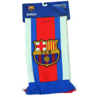 Bufandas FC Barcelona Blaugranas con Flecos Decorativos a Contraste 140x20 Cm - details 2