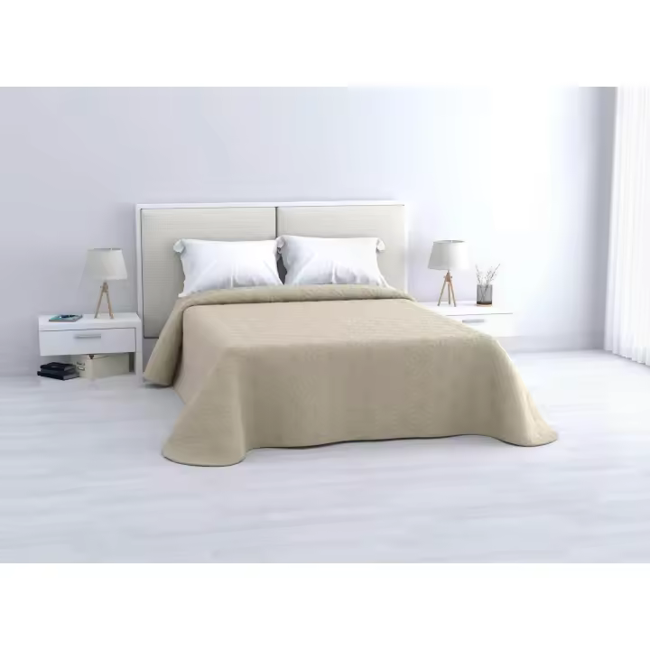ARISE SHOP- Colcha Bouti Rombos Lisa o Estampada, Colcha Cubre Cama 100% Poliéster. Fina, Extra Suave y Ligera. Ideal para Primavera y Verano.90/105/135/150CM - 1