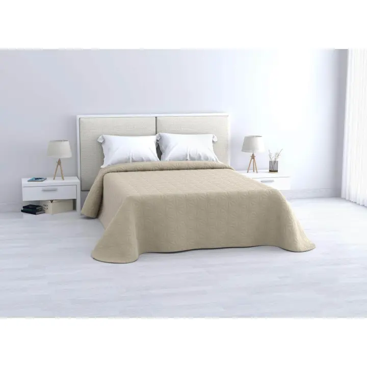 ARISE SHOP- Colcha Bouti Rombos Lisa o Estampada, Colcha Cubre Cama 100% Poliéster. Fina, Extra Suave y Ligera. Ideal para Primavera y Verano.90/105/135/150CM - 1