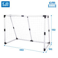 CB Sports Portería de fútbol para niños, 190x90x132 cm, Mini balón de fútbol, Incluye hinchador manual, Juegos para niños exterior, Juguete infantil niño, A partir de 3 años - details 3