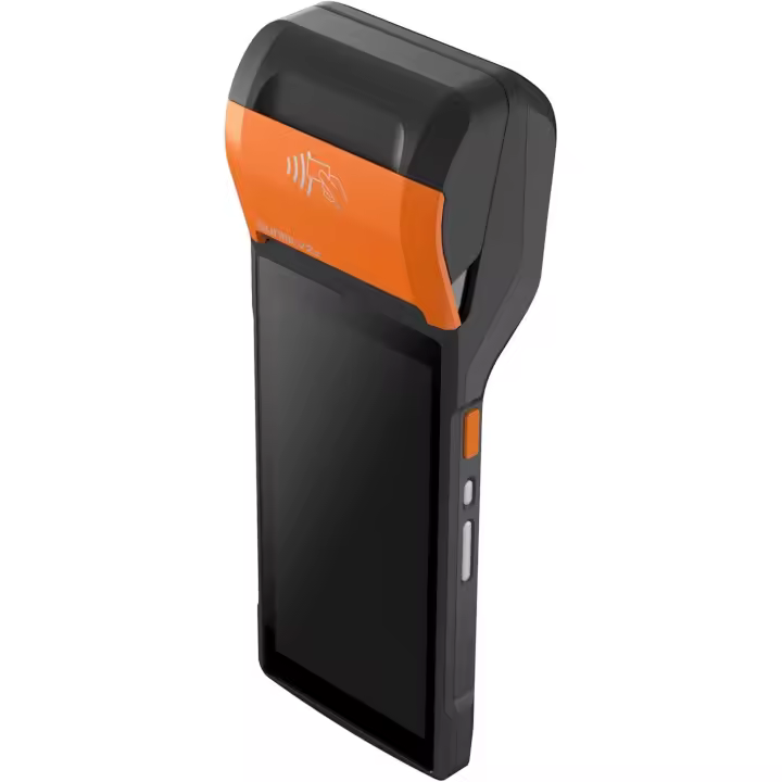 PDA Android 11 - SUNMI V2S - Lector Código de Barras -  Impresora Térmica 58mm de Recibos - Pantalla 5.5” HD - Cámara 5MP - WiFi, 4G y Blueetooth - Batería Extraíble 3500mAh - 1